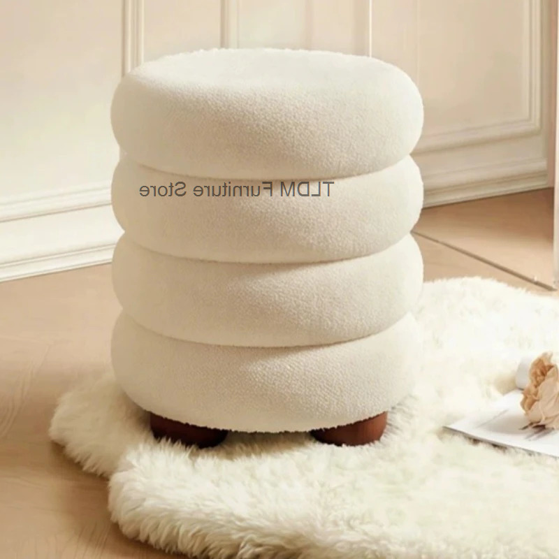 Beauty No Makeup - Cute Bedroom Wooden Makeup Stool Vanity