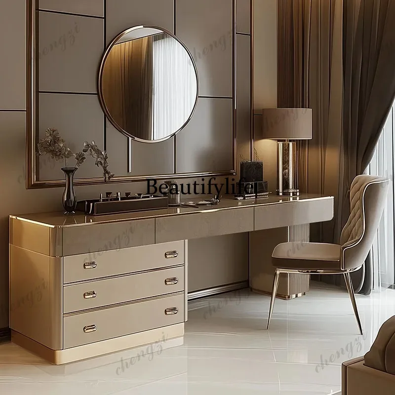 E182 Full Set Wooden Vanity Ta - Beauty Makeup Vanity Set 评论和价格