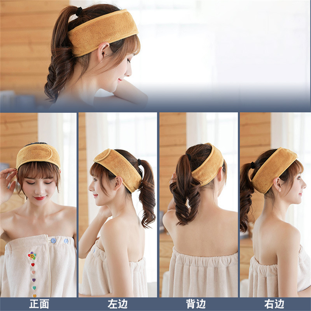 Adjustable Wide Hairband Yoga  - Beauty Makeup Women 评论和价格